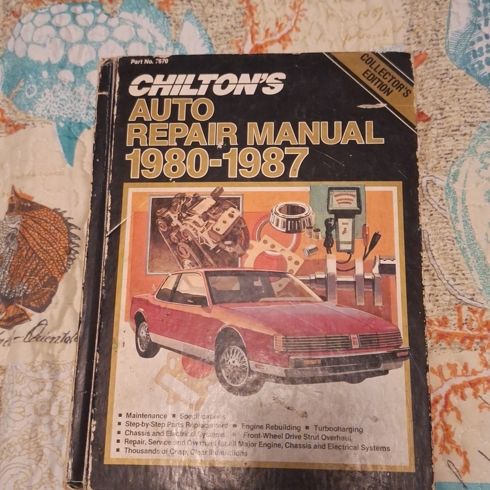 Chilton's auto repair manual 1980-1987 collector's edition